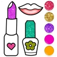 Glitter Beauty Coloring Pages icon