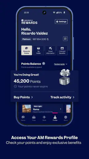 Aeroméxico screenshot