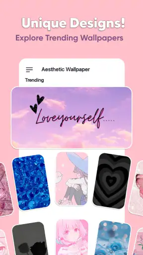 Aesthetic Wallpaper for Girls screenshot
