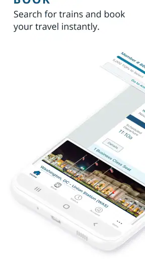 Amtrak screenshot