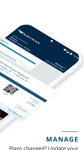 Amtrak screenshot