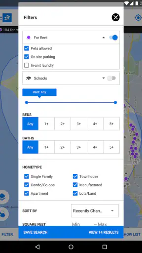 Apartments & Rentals - Zillow screenshot