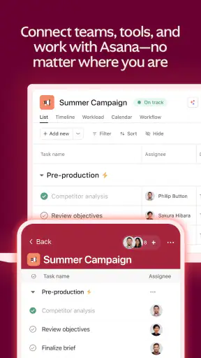 Asana: Work Management screenshot