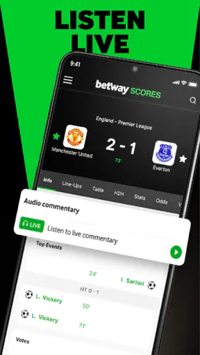 Betway Scores - Scores & News screenshot