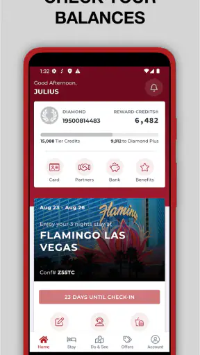 Caesars Rewards Resort Offers screenshot