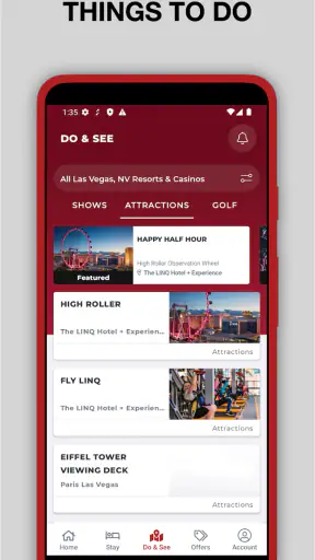 Caesars Rewards Resort Offers screenshot