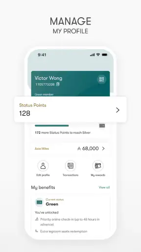 Cathay Pacific screenshot