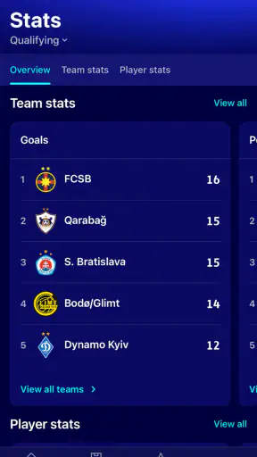 UEFA Champions League Official screenshot