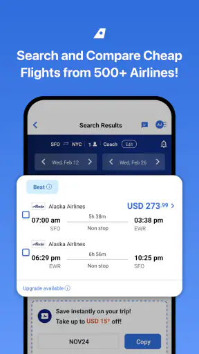 CheapOair :Flight Deals,Hotels screenshot