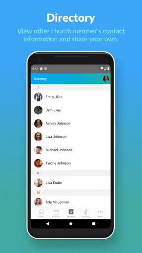 Church Center screenshot