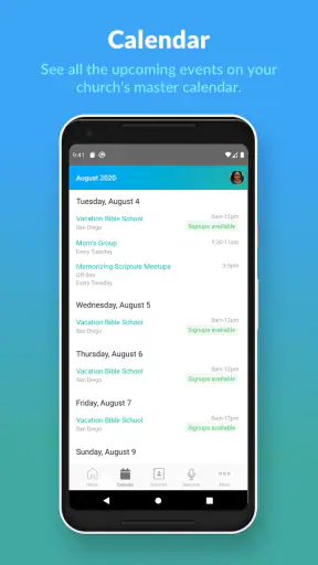 Church Center screenshot