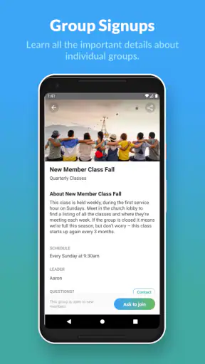 Church Center screenshot