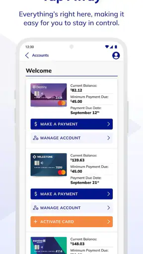 Concora Credit screenshot