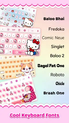 Cute Keyboard: Sound & Emoji screenshot