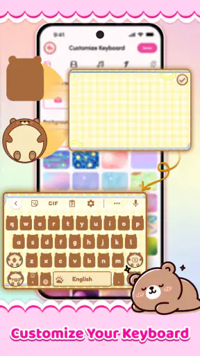 Cute Keyboard: Sound & Emoji screenshot