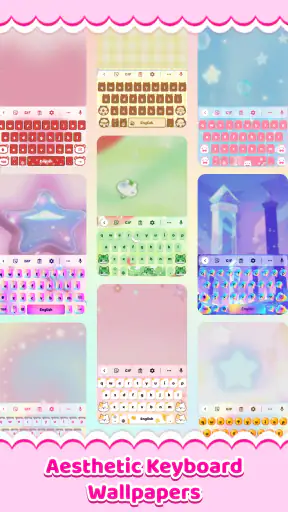 Cute Keyboard: Sound & Emoji screenshot