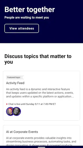 Cvent Events screenshot