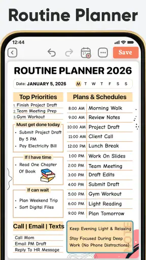 Daily Planner, To Do List screenshot