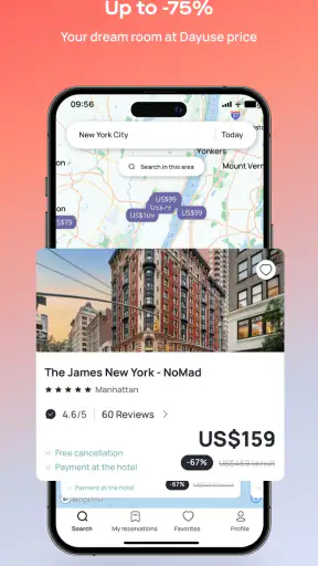 Dayuse: Hotel rooms by day screenshot