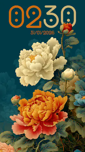 DepthX - Live Clock Wallpapers screenshot