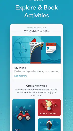 Disney Cruise Line Navigator screenshot