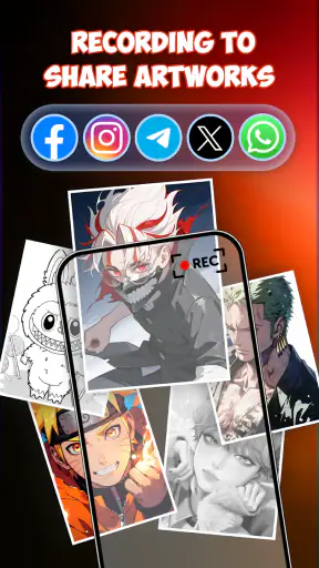 Draw Anime - AR Drawing Sketch screenshot
