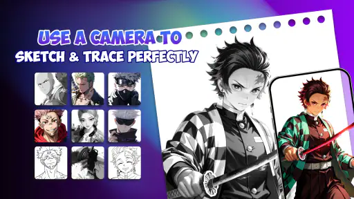 Draw Anime - AR Drawing Sketch screenshot