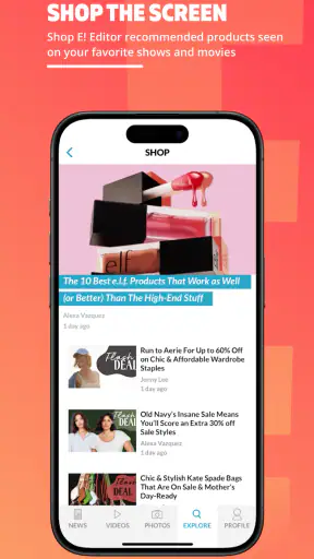 E! News screenshot