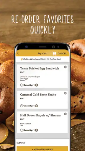 Einstein Bros Bagels screenshot