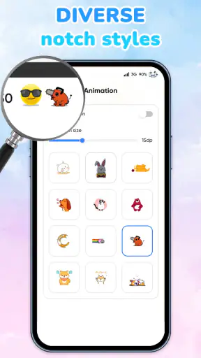 Emoji Battery: Status Bar screenshot