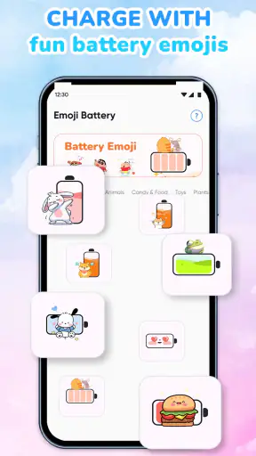 Emoji Battery: Status Bar screenshot