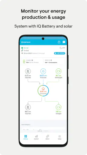 Enphase Enlighten screenshot