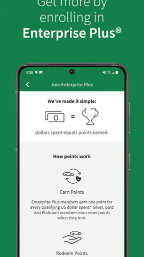 Enterprise Car Rental screenshot