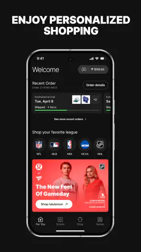 Fanatics: Shop NFL, NBA & MLB screenshot