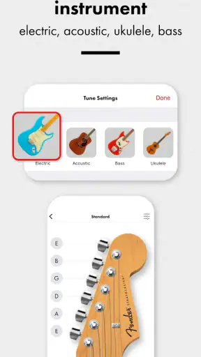Fender Guitar Tuner screenshot