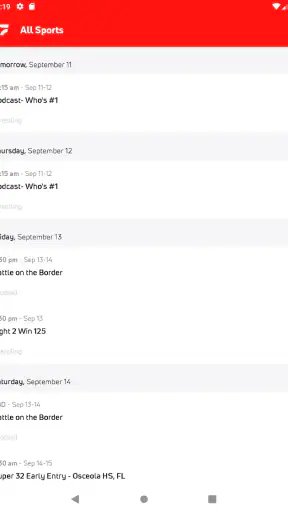 FloSports: Watch Live Sports screenshot