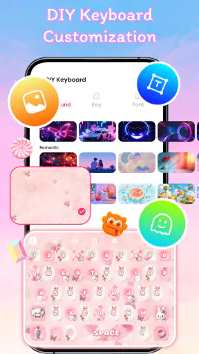 Font Keyboard Themes, Emoji screenshot