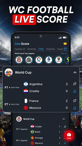 Football Live Score: Soccer screenshot