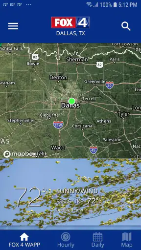 FOX 4: DFW WAPP - Weather screenshot