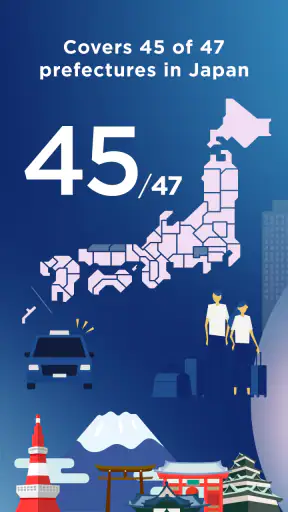 GO / Taxi app for Japan visit screenshot