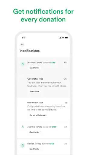 GoFundMe: Fundraise and Give screenshot