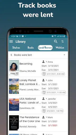 Handy Library - Book Organizer screenshot