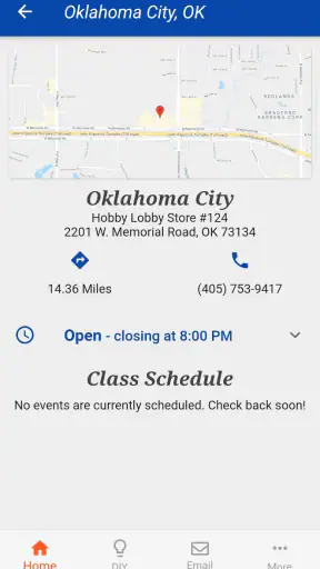 Hobby Lobby Stores screenshot