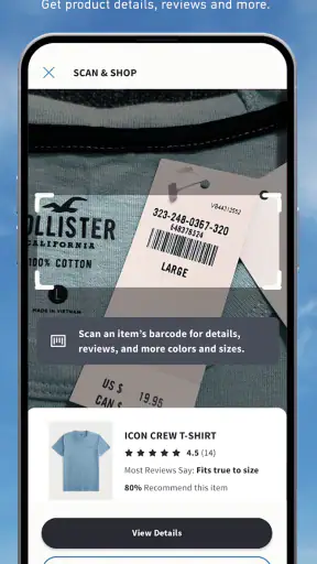 Hollister Co. screenshot