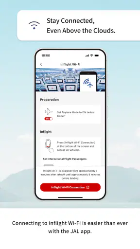 Japan Airlines screenshot