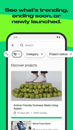 Kickstarter screenshot