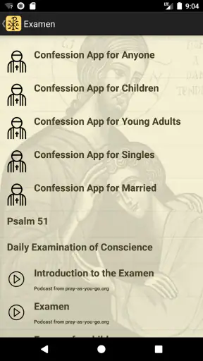Laudate screenshot