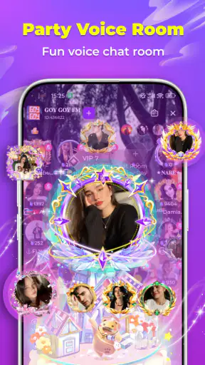 Layla-Voice Chat & Party Rooms screenshot