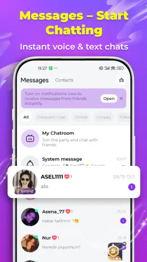 Layla-Voice Chat & Party Rooms screenshot