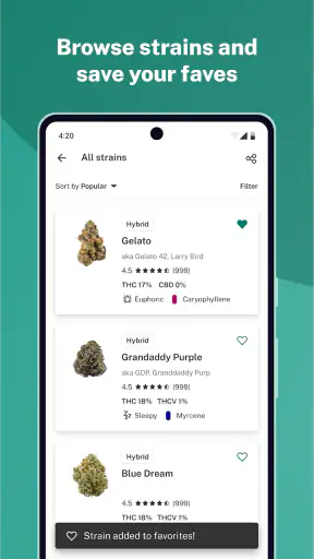 Leafly: Find Cannabis and CBD screenshot